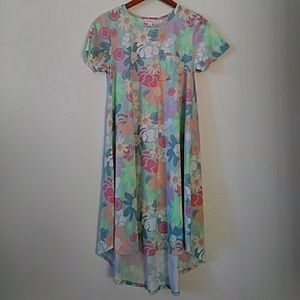 NWOT Lularoe. Floral Carly dress. Xs
